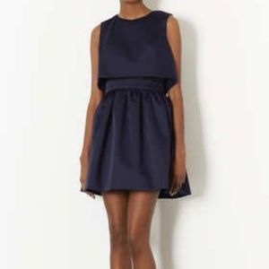 Topshop Duchess Satin Skater Dress - Fits US 4/6